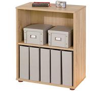 Etagère Parini 1 pour Tablette Chêne de Sonoma, Dim : 60 x 30 x 75 cm -PEGANE- Chêne - Sonoma G