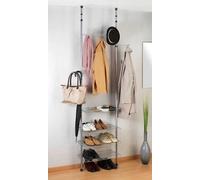 Étagère penderie extensible Apollon Wenko H. 180 à 300 cm argent