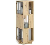 FMD furniture 291-001E Étagère pivotante Imitation chêne Artisan Dimensions : env. 34 x 108 x 34 cm (l x H)