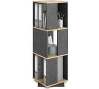 Étagère Pivotante "3 Compartiments" 108cm Marron Marron G