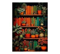 Étagère Plantes 1000 Pièces Mini Puzzle pour Adultes | 70x50cm Carton, Décoration de la Maison, Coupe Précise, Cadeau Anniversaire, Détente Esprit