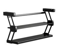 Étagère pliable en acier au carbone pour épices, plat, préparation des aliments, vaisselle - Capacité de charge de 10 kg pour le rangement de la cuisine