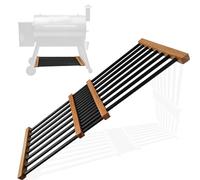 Étagère pliable en acier inoxydable, support de rangement réglable compatible avec Traeger Pro 22, Pro 34, Pro 575, Pro 780, Ironwood 885, 57,8 à 102,6 cm, ajustement universel, antirouille, montage