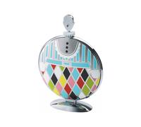 Alessi | MW08 Fatman, Presentoir à Gâteau de Design, Acier Décoré, Coloré, 18.6" x 13" x 9.2"