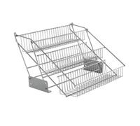 Étagère Pliable - METALTEX - UP&DO - Argenté - 33x28x21 cm - Anti-rouille