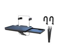 Étagère pliable pour ordinateur portable - Support de table de roue de volant, support de siège arrière pour ordinateur portable | Cadre pliable pour le travail et l'écriture, classement pratique pour