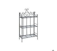 Etagère pliante à plantes Arabesques Droite 3 niveaux