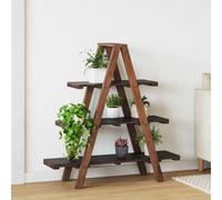Étagère pliante Marron 79.5 x 35 x 112 cm Bois Recyclé Solide vidaXL