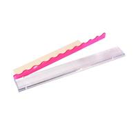 Étagère portable en acrylique transparent, 45 x 6 x 1,9 cm, accessoire de jeu avec économie d'espace, unité de table de club, équipement d'événement avec utilisation de vacances, outil de fête pour