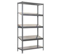 Etagère porte brochure en métal 5 tablettes résistance 200kg/tablette
