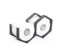 Étagère Porte-Papier Toilette en Bois en Forme de Petit nid d’Abeille (Gris)