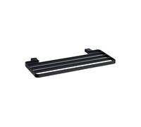 Etagère, porte-serviettes NERO en laiton noir 50 x2 x20 ,5 cm