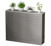 Étagère pour cache-radiateur, Plinthe de chauffage couvercle de radiateur évent mortaise et Tenon Joint gris plusieurs tailles(70x60x20cm/27x23x8in)