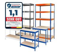 Étagère pour charge lourde - KARAT - 5 étagères - Gris anthracite - 180 x 90 x 60 cm - Charge max : 1250 kg