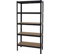 Etagère pour charges lourdes HWC-E33 métal 180x90x40cm noir