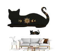Étagère pour chat, support mural, étagère de rangement et présentoir pour salle de séjour mystérieux et moderne