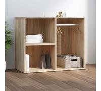 Étagère pour coiffeuse Chêne Sonoma 80x40x65 cm Bois composite