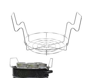 Étagère pour emballage en acier inoxydable - Grille multifonction vapeur pour bain-marie | Étagères pliables anti-brûlure anti-rouille avec poignées antidérapantes, grilles plates résistantes pour