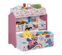 Relaxdays Étagère pour enfants – 6 tiroirs