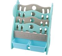 Etagère pour enfants Cartoon Bookshelf Simple MultiLayer Household Shelves Storage Rack for Home(Green )