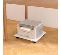 Étagère pour imprimante, bureau à domicile, support d'imprimante sous le bureau avec 4 roulettes mobiles pour imprimante laser, scanner, copieur, support CPU, plateau roulant, chariots et supports d