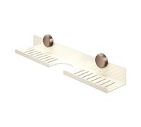 Étagère pour Lavabo De Salle De Bain | Étagères Murales Salle de Bain - Organisateur en Acier Carbone À Ventouses Gain De Place pour Cuisine Espaces Réduits d'eau