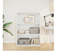 Étagère pour livres - Blanc - Bibliothèque moderne - blanc 80x30x114 cm - bois d'ingénierie B3043