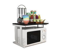 Étagère pour micro-ondes - Étagère de rangement en forme de I pour cuisine - Gain de place pour plan de travail - Parfait pour les petits espaces