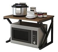 Étagère pour micro-ondes - Étagère de rangement multifonction pour grille-pain four et appareils électroménagers - Comptoir polyvalent pour petits espaces de cuisine