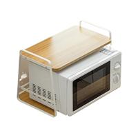 Étagère pour micro-ondes Four à micro-ondes sur pied, comptoir de cuisine de boulanger et organisateurs sous l'évier, étagère de rangement for économiser de l'espace for le garde-manger, la cuisine