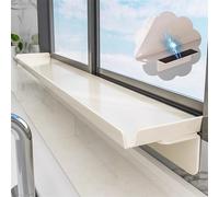 Étagère pour Plantes de Rebord de Fenêtre Étagère Magnétique de Fenêtre avec Barre de Protection, Étagère de Cuisine Métallique pour Plantes, Rallonge de Comptoir Sans Perçage(50x15cm(19.7x5.9in))