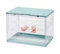 Étagère pour présentation de figurines, vitrine transparente anti-poussière | Étui d'exposition pour figurines pour chambre d'étude, bibliothèque, table de chevet, bureau, buffet