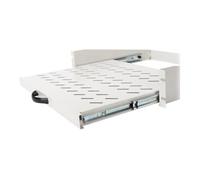 Digitus DN-19-TRAY-2-450 19 pouces Plaque de sol 2 UH adapté à une baie de profondeur: à partir de 450 mm gris, gris clair