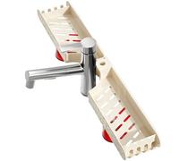 Étagère pour robinet, plateau antidérapant sans perçage, porte-éponge pour évier de cuisine autour du robinet - pour mouchoirs, brosse, peigne, salle de bain, douche, maison, appartement, dortoir