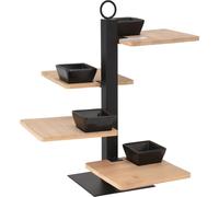 Étagère pour servir des snacks, 4 étages, 37 cm
