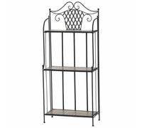 ÉTAGÈRE Prato Métal Haut De Gamme, Mosaïque Fait Main Support Fleurs Livres Neuf