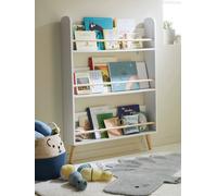 Etagère présentoir à livres LIGNE CONFETTI blanc/bois TU