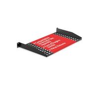 Pyle Étagère Rack Serveur 1U, Plateau Cantilever Ventilé Universel, Montage en Porte-à-Faux, Étagère pour Armoire 19", Tablette pour Serveur, Universel Rack d'Équipement, Noir