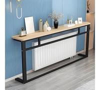 Etagere Radiateur pour Radiateur, Table Basse Derrière Canapé, Console D'entrée, Hauteur 80 cm, Idéale pour le Salon, la Chambre ou le Bureau. Décoration et Chauffage(Yellow+Black,80*20cm/31*8in)