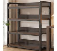 Étagère Rangement au Sol, Organisateur de Rangement Murale pour Chambre à Coucher, Bureau, Convient pour la Maison, étagère latérale Peu encombrante, bibliothèque Lourde(64 * 40 * 119cm)