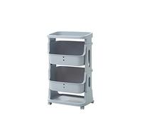 Étagère Rangement Cuisine Mobile Rack Rack De Stockage Trolley Plancher Multicouche Fruits Et Légumes Placement Salon Rack De Stockage Étagère de Cuisine (Color : Bruin)