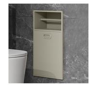 Étagère Rangement Murale Niche de Douche, Carrelée, Alcôve de Salle d'eau, Niche en Acier Inoxydable Brossé, Poubelle de Baignoire Intégrée, Solution de pour Shampoing, Savon Et Articles de