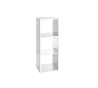 Atmosphera Étagère colonne Mix'N'Modul 3 cases L 34,5 x P 32 x H 100,5 cm Blanc