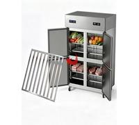 Étagère Réfrigérateur Inox pour Congélateur Vitrine Réfrigérée | Grille de rangement pour vitrine froide, armoire vapeur et cuisine professionnelle(63x53cm)