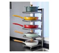 Étagère réglable avec séparateurs amovibles - Organiseur d'ustensiles de cuisine pour comptoir de cuisine et armoire de rangement