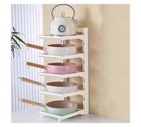 Étagère réglable avec séparateurs amovibles - Organiseur d'ustensiles de cuisine pour comptoir de cuisine et armoire de rangement