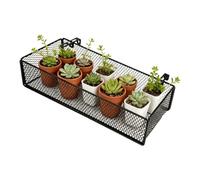 Etagere Reglable Fleurs Metal Panier Rangement Suspendu Antirouille