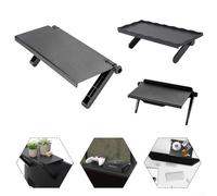 Étagère réglable pour écran TV, support de rangement supérieur, conçu pour contenir en toute sécurité de petits appareils électroniques et articles de bureau (L)