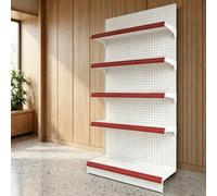 Étagère Robuste à Cinq Niveaux - présentoir de Vente au détail réglable, 39 x 17 x 88 cm de Long, idéale pour la présentation de Marchandises dans Les magasins de détail et Les salles d'expo