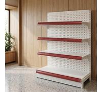 Étagère Robuste à Cinq Niveaux réglables - présentoir Commercial, 48 cm de Long x 17 cm de Large x 53 cm de Haut, optimise l'utilisation de l'espace et améliore la visibilité des Produits, c